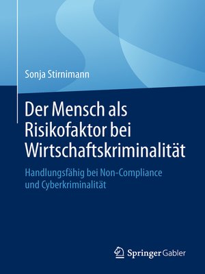 cover image of Der Mensch als Risikofaktor bei Wirtschaftskriminalität